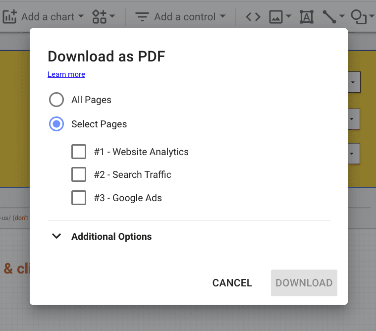 Choose your download options
